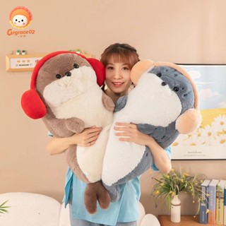 Gấu bông Mềm mại dễ thương con dấu gối sang trọng đồ chơi biển rái cá búp bê sáng tạo giường ngủ gấu bông búp bê quà tặng