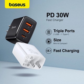 Củ Sạc Nhanh Baseus 20W / 30W Cổng USB Loại C QC3.0 PD3.0 Cho iphone 12 Samsung Xiaomi