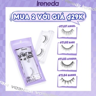  Ireneda Lông Mi Giả 3D Mềm Mại Nhẹ Nhàng Thoải Mái Chất Lượng Cao 