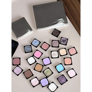 Bảng phấn mắt tự tổ chức Cheeryep Monochrome Highlight Shadow Contouring Blush Eyebrow Powder Chameleon Pearlescent