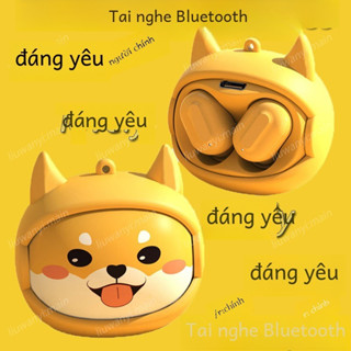 Tai nghe Bluetooth mới 2024 phim hoạt hình G05 trong tai màu vàng chanh tai nghe không dây thay đổi mặt