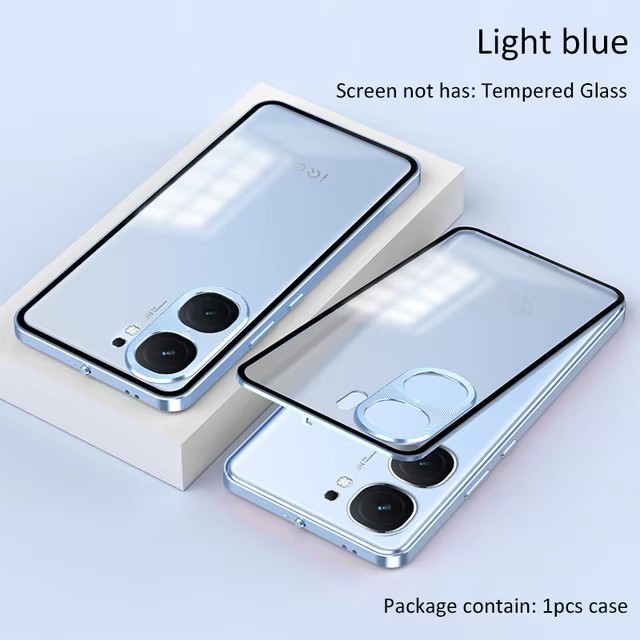 Hợp Kim Nhôm Khung Kim Loại Dành Cho VIVO IQOO Neo 9 9S Pro plus Ốp điện thoại Acrylic Mờ Cho IQOO Neo 9S 9 Pro Vỏ Ốp điện thoại