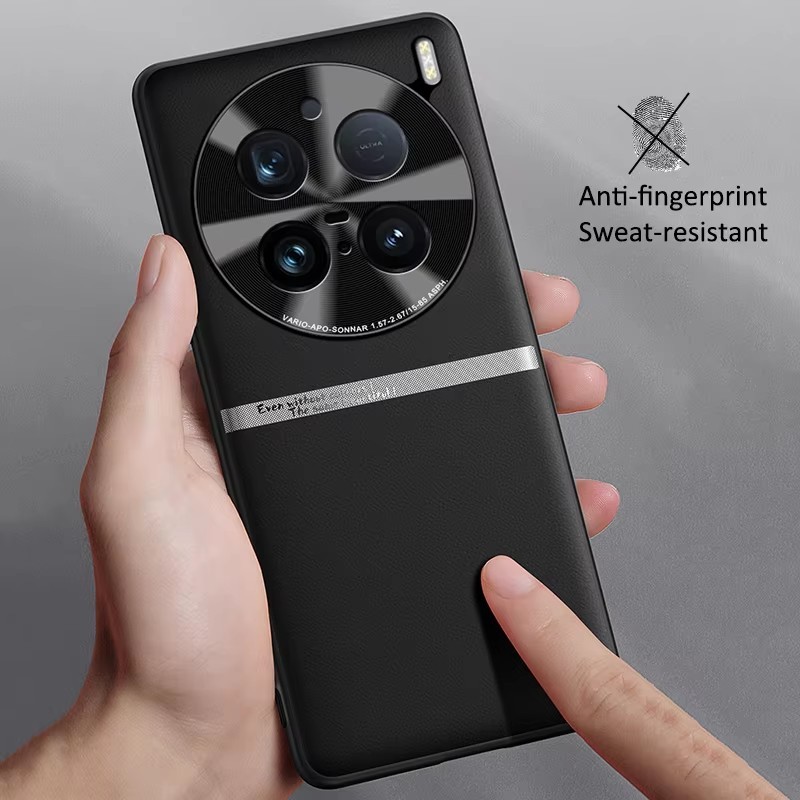 Ốp Da Cho Vivo x200 mini x100 ultra x100s x90 x80 x70 pro plus Skin Feel Liquid Cover PC Vỏ Chống Số