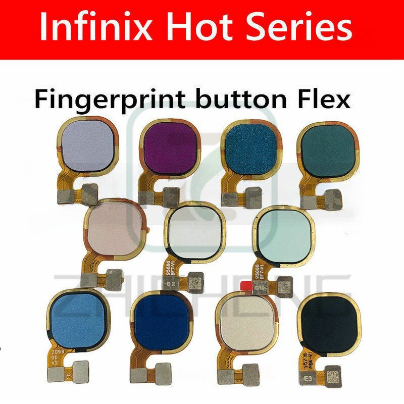 Dành Cho Infinix Hot 7 9 Play Pro 8 10 Play Lite 11 12 Play 10i 11S Máy Quét Ngón Tay Nút Vân Tay Fl