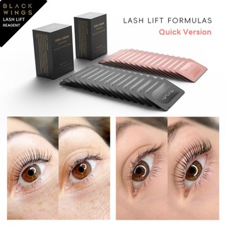 Lông vũ đen Keratin Thuốc uốn mi 15 bộ Refill Pack Bộ uốn mi Bộ số lượng tương tự