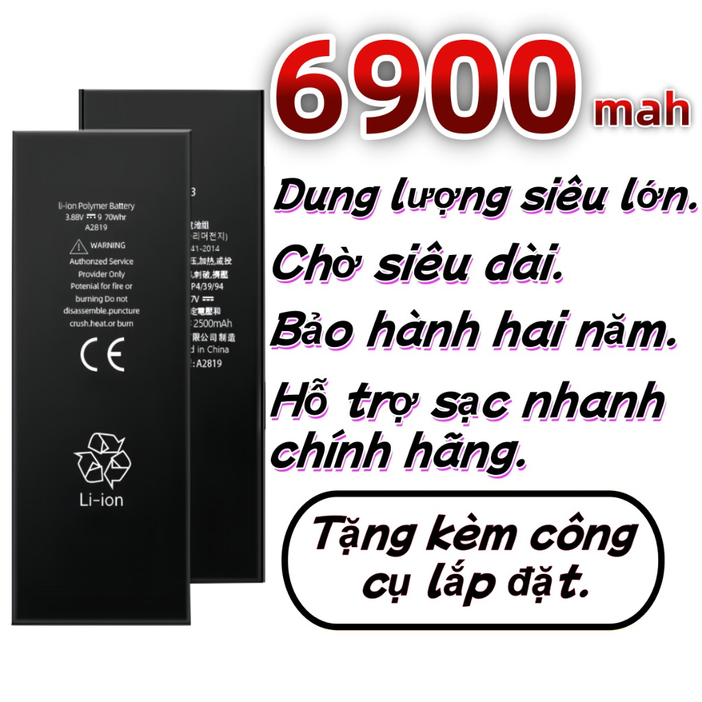 Dung lượng cao chuẩn lớn6 7 8 11 12 S-Plus-X-XR-XS-Xsm-Pro Max-SE