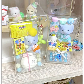 Pvc Mini Anime Đồ Chơi Hiển Thị Túi Cầm Tay Trong Suốt Ví Đựng Tiền Xu 1 Cái Đơn Giản DIY Hàn Quốc Ins