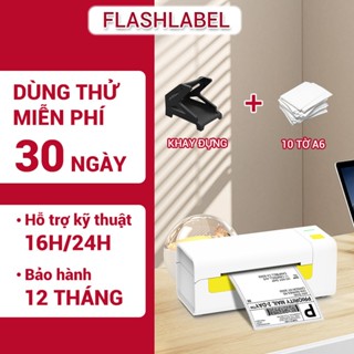 Máy In Nhiệt Flashlabel Thermal Printer Y486 ,máy in đơn hàng,tem vận chuyển,mã vạch khổ A6