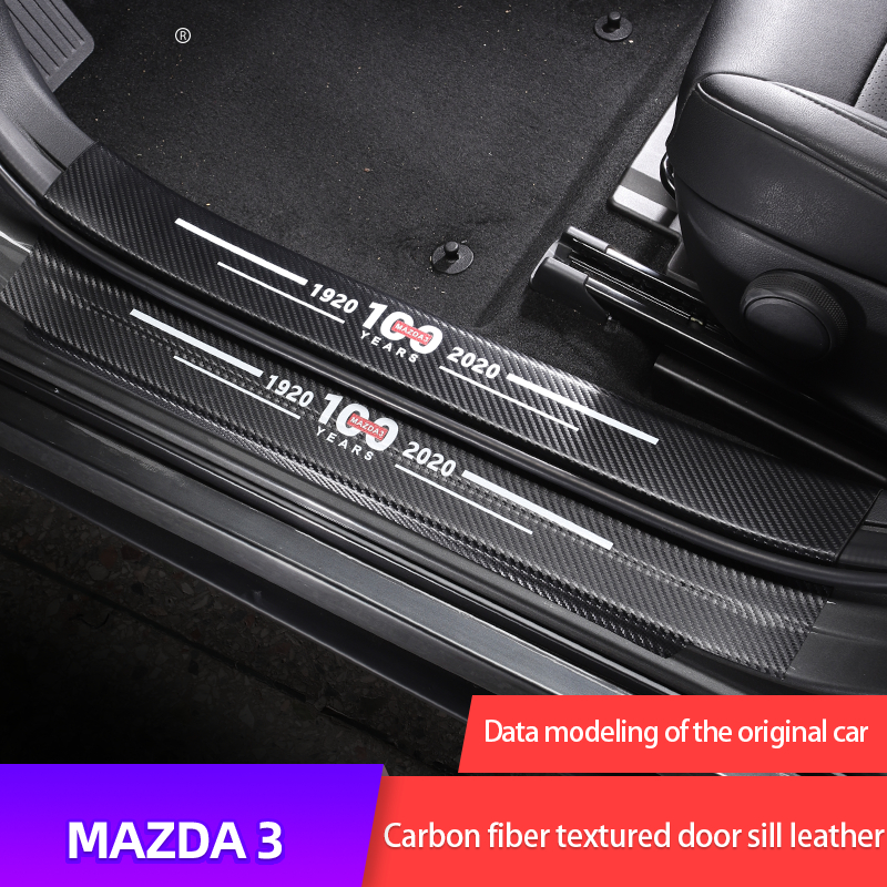 Mazda 3 Sedan 2020-2025 Dải Da Trang Trí Bàn Đạp Xe Hơi Mazda 3 Sedan 2020-2025 Mazda 3