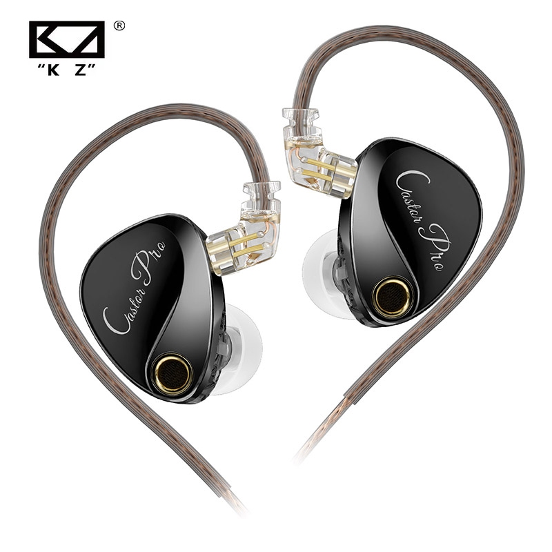 Tai nghe có dây KZ Castor Pro, tai nghe nhét tai có dây với 2 driver động 10 mm, âm thanh chất lượng