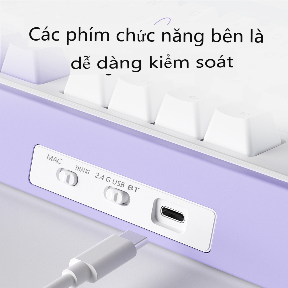 Đầu tiên 15 giảm giá Ajazz AK980 Bàn Phím Chơi Game Cơ Bluetooth RGB Đèn Nền 98 Phím Trao Đổi Nóng Ba Chế Độ Bàn Phím Không Dây Cho PC Laptop Máy Tính Để Bàn | BigBuy360 - bigbuy360.vn