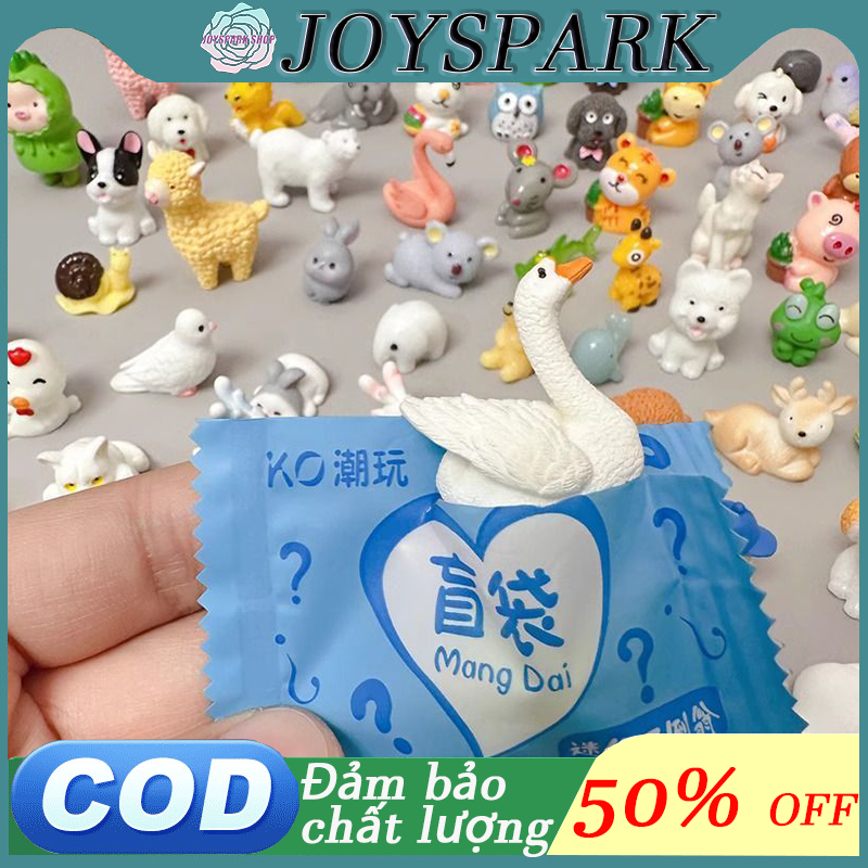 【JOYSPARK】(Mua bộ 50 tặng 10) Combo 50 túi mù, túi mù siêu rẻ, túi mù động vật phát sáng