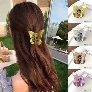  Ahellogirl Thời Trang Giả Kim Loại Mạ Điện Vàng Bướm Cá Mập Kẹp Mới Cao Cấp Phụ Kiện Tóc 