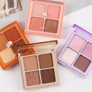 Bảng phấn mắt Ireneda Matte lấp lánh 4 màu