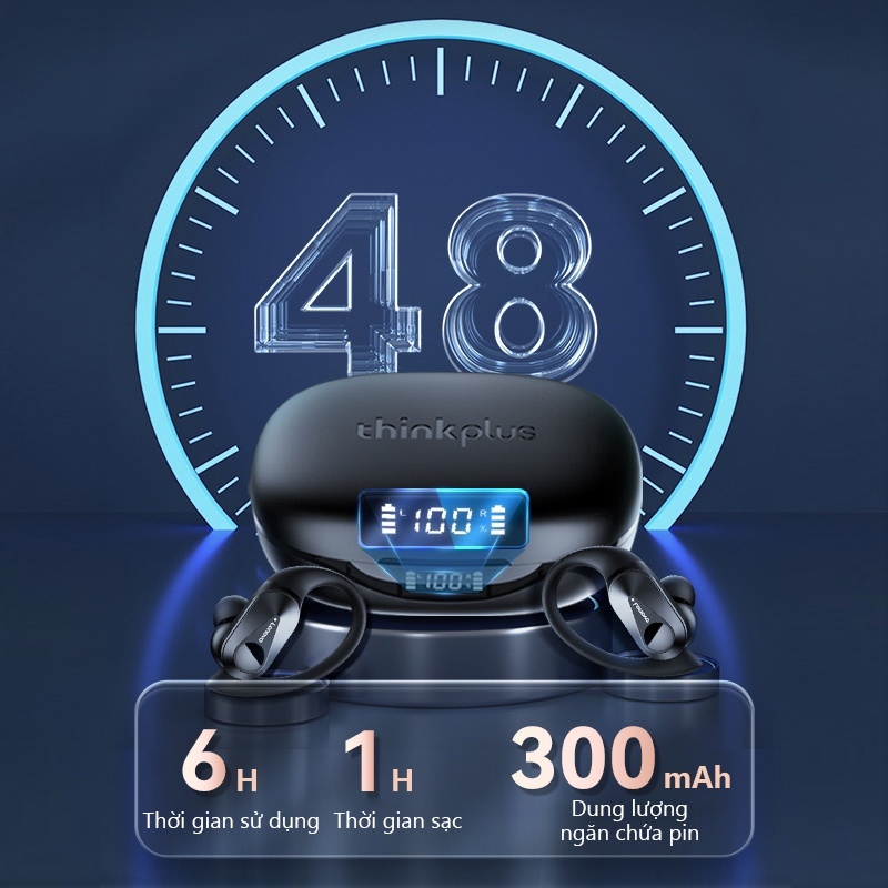 Tai Nghe Bluetooth Lenovo LP75 không Dây Thể Thao  Chống Nước HiFi Stereo Có Bluetooth 5.3 | BigBuy360 - bigbuy360.vn