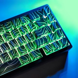 Womier 134 Phím Đen Địa Hình V3 3.0 Nhuộm-Sub Tỏa Sáng Qua Nắp Chìa Khóa In Hình Bên PBT Anh Đào Hồ Sơ Cho MX Switch Bàn Phím