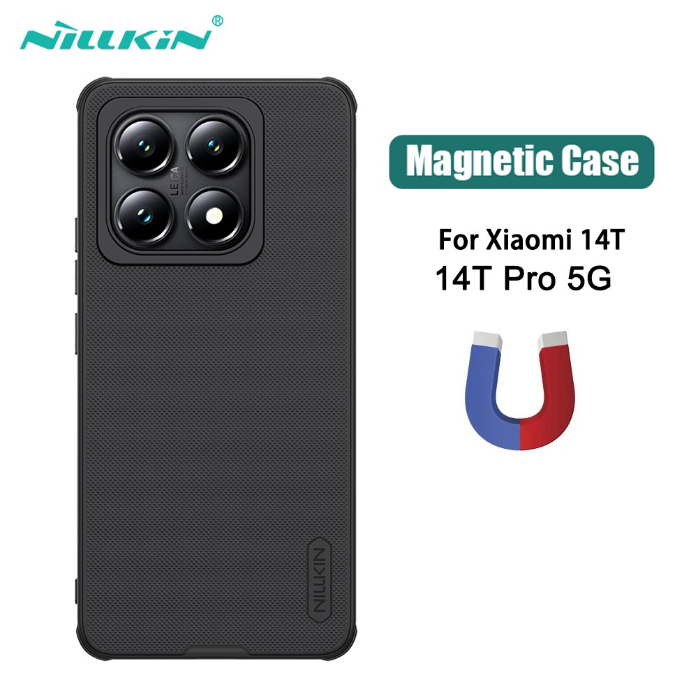 Ốp lưng Xiaomi 14T Pro Nillkin Frosted Shield Pro nam châm Từ tính Ốp lưng cho Xiaomi Mi 14T 5G