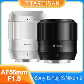 TTartisan 56mm F1.8 APS-C Ống kính lấy nét khẩu độ lớn cho máy ảnh không gương lật Nikon Z50 Sony E mount ZVE10 Fuji XF XT50 XT3