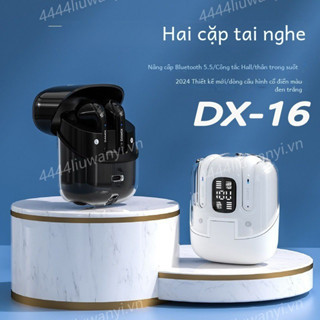 Tai nghe Bluetooth  DX16 2024  trò chơi giảm tiếng ồn chuyển động Tai nghe không dây phiên bản bốn tai
