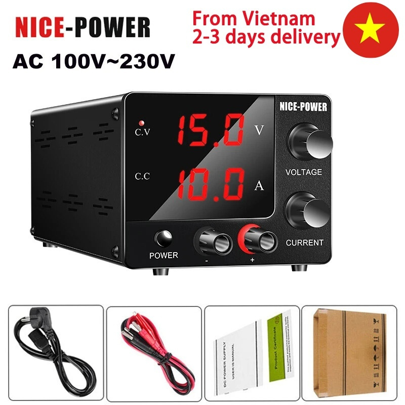 NICE-POWER máy cấp nguồn Mô đun nguồn điện Ac-Dc Nguồn cấp điện DC 30V5A 3A 2A 150W cho điện thoại /