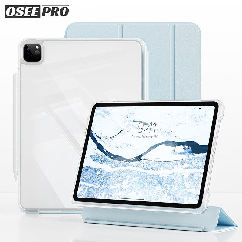 Osee Pro Ốp lưng iPad 2 trong 1 360° Xoay có thể tháo rời đường ray kéo ra độ phân giải cao hộp đựng