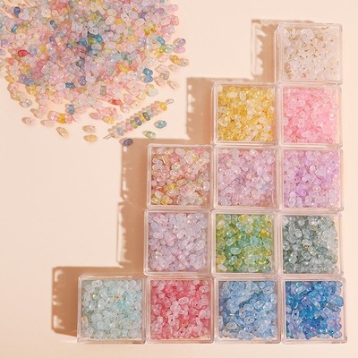 Khoảng 220 Miếng Acrylic Chấm Vàng Hạt Đậu Phộng Hạt Cho DIY Trang Sức Vòng Cổ Vòng Tay Trang Trí Làm