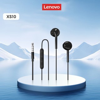  lenovo xs10 Tai Nghe Nhét Tai  Có Micro Jack 3.5mm Âm Thanh Siêu Trầm 
