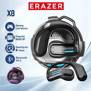 Tai nghe chơi game ERAZER X8 Bluetooth 5.4 Tai nghe không dây OWS Open Ear BASS mạnh mẽ Âm thanh nổi Độ trễ thấp Thể thao