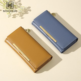 Ví Nữ Mới Ví Đựng Tiền Xu Dài Nữ Cao Cấp Màu Dây Kéo Túi Xách Bán Buôn