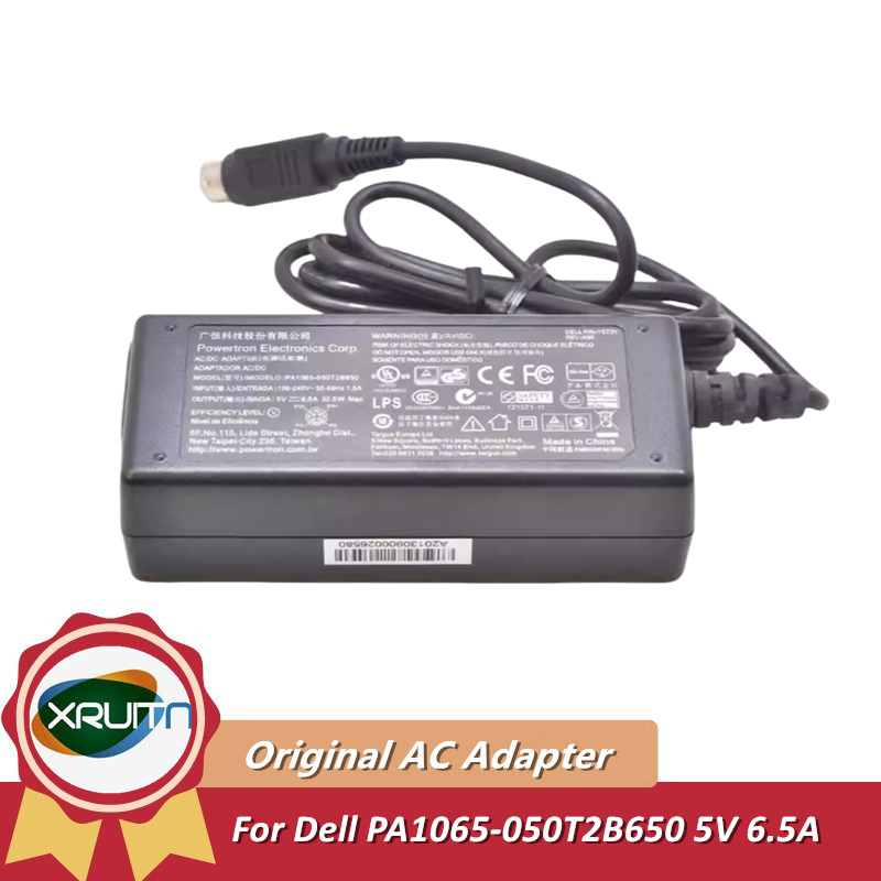 Bộ chuyển đổi nguồn AC 5V 6.5A ACP70 PEC ACP075EU PA1065-050T2B650 cho Dell D3000 XPS DOCKING STATIO
