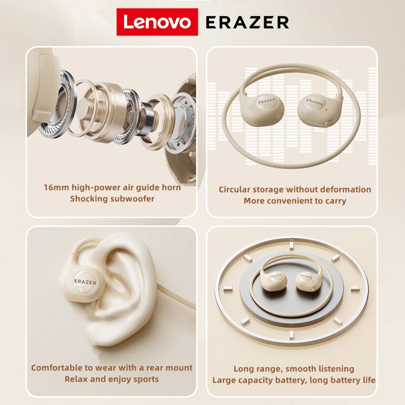 Lenovo ERAZER XT95 MAX Tai nghe mở tai Tai nghe thể thao Bluetooth 5.3 Tai nghe dẫn truyền xương không khí IPX5 chống nước với Micophone | BigBuy360 - bigbuy360.vn
