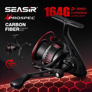  Seasir P-Series Prospec Sợi Carbon Quay Câu Cá Máy Giặt Carbon Siêu Nhẹ 8 + 1BB 5.2: 1   6.2: 1 Tỷ Lệ Bánh Răng Bánh Xe Câu Cá 