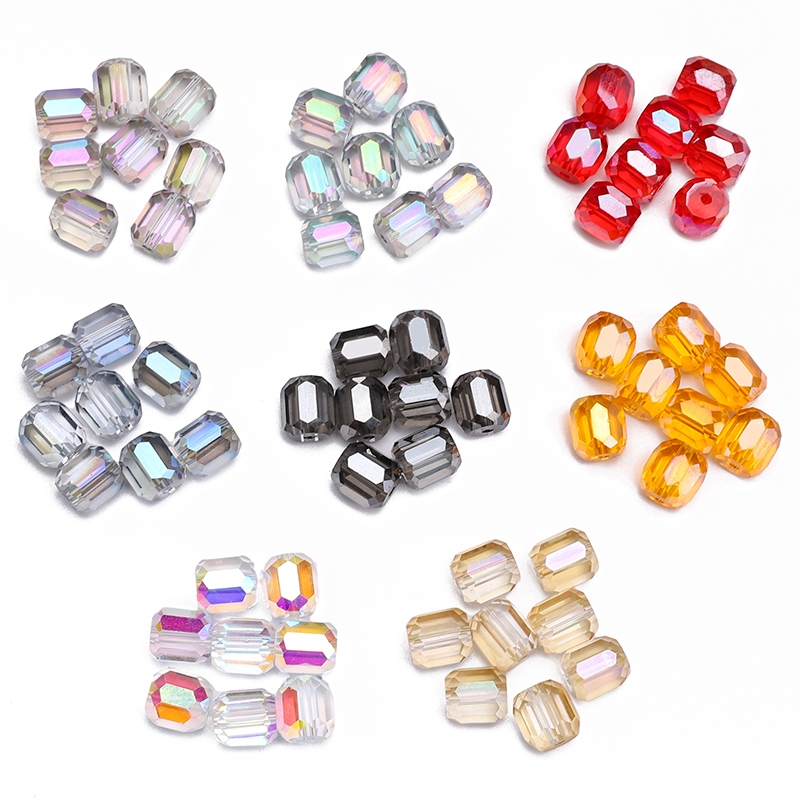 10 miếng 8x9mm Pha Lê Xô Hạt Cho DIY Trang Sức Vòng Tay Vòng Cổ Làm Phụ Kiện