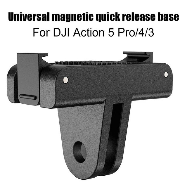 Dành cho DJI Osmo Action 4 / 3 / 5 pro Gắn mở rộng đế tháo nhanh từ tính