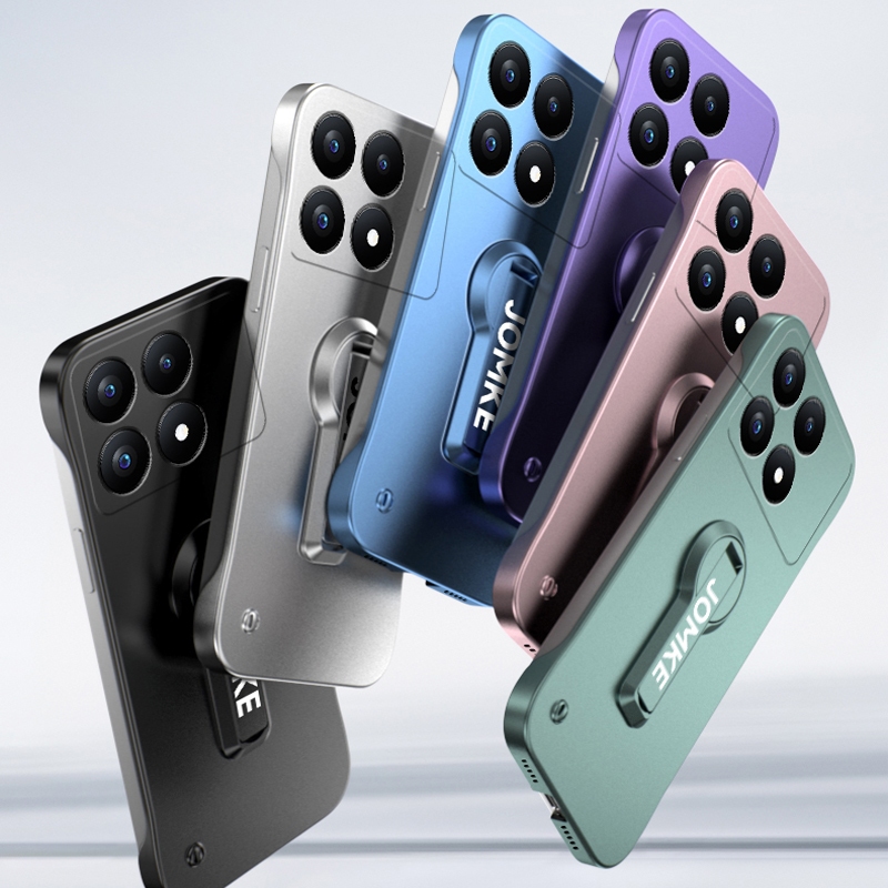 360° Ốp Điện Thoại Xoay Giá Đỡ Cho Redmi K70E K60 K70 Ultra K60E K50 Pro K40S K40 Gaming 5G Ốp Lưng PC Không Khung Siêu Mỏng Vỏ Chống Sốc