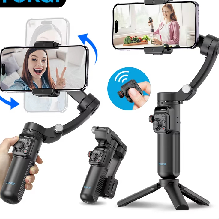 Bộ ổn định Gimbal cầm tay 3 trục M02 cho điện thoại thông minh có điều khiển từ xa không dây cho iP 
