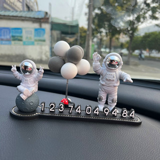 Phi hành gia phổ biến Biển số điện thoại ô tô Tấm thẻ đỗ xe tạm thời Bãi đậu xe Số dừng Tiện ích đỗ xe có bóng bay