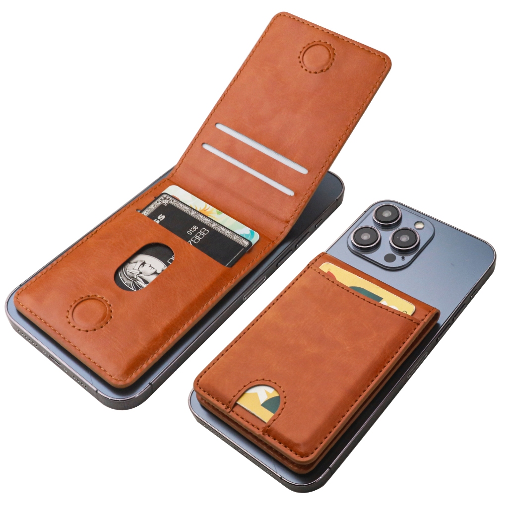 Ví iphone magsafe tương thích iphone 16 / 15 / 14 / 13 / 12 Ví da PU