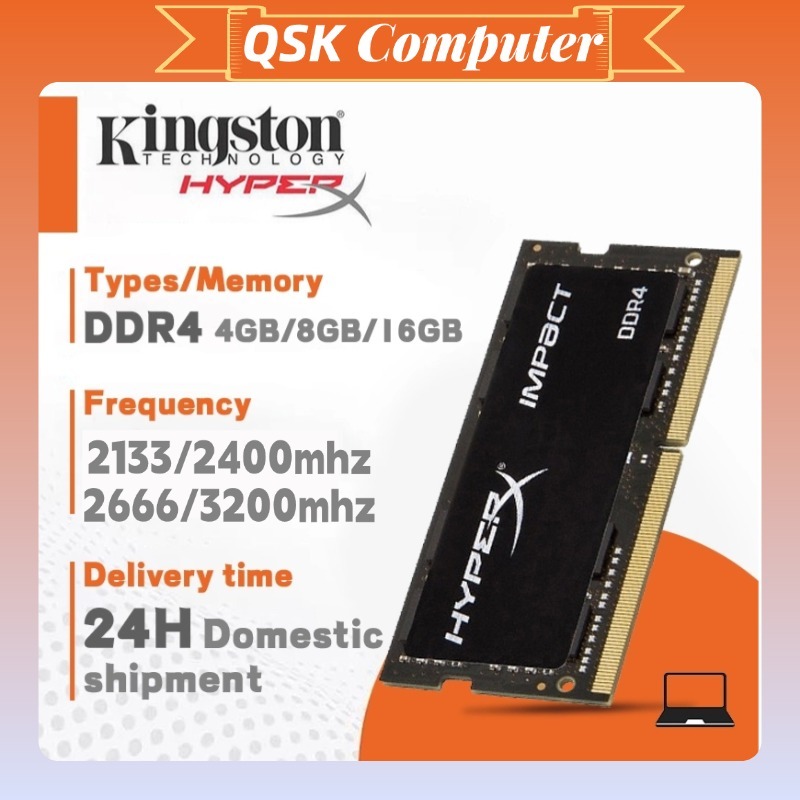 【Ship hàng tận nơi 24H】Kingston Hyperx RAM DDR4 2133MHz 2400Mhz 2666Mhz 3200Mhz 4GB 8GB 16GB PC4-170