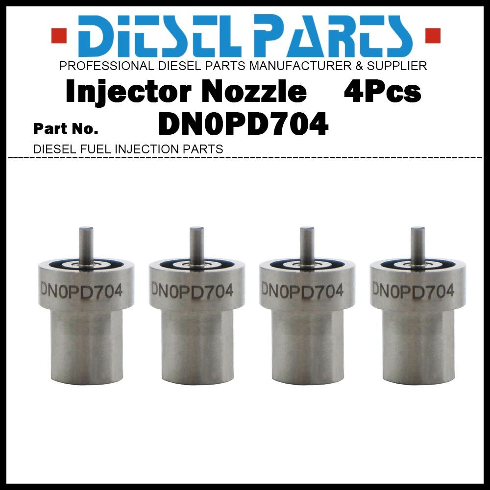 4 Đầu phun nhiên liệu Diesel DN0PD704 DNOPD704 093400-7040 cho Toyota Hilux Hilux Hilux Land Cruiser