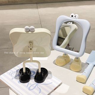 Ohaya | Mắt to | Ins Gương Để Bàn Nhỏ Có Thể Điều Chỉnh Góc Gương Trang Điểm Ký Túc Xá Nữ Dễ Thương Để Bàn Đứng Lên