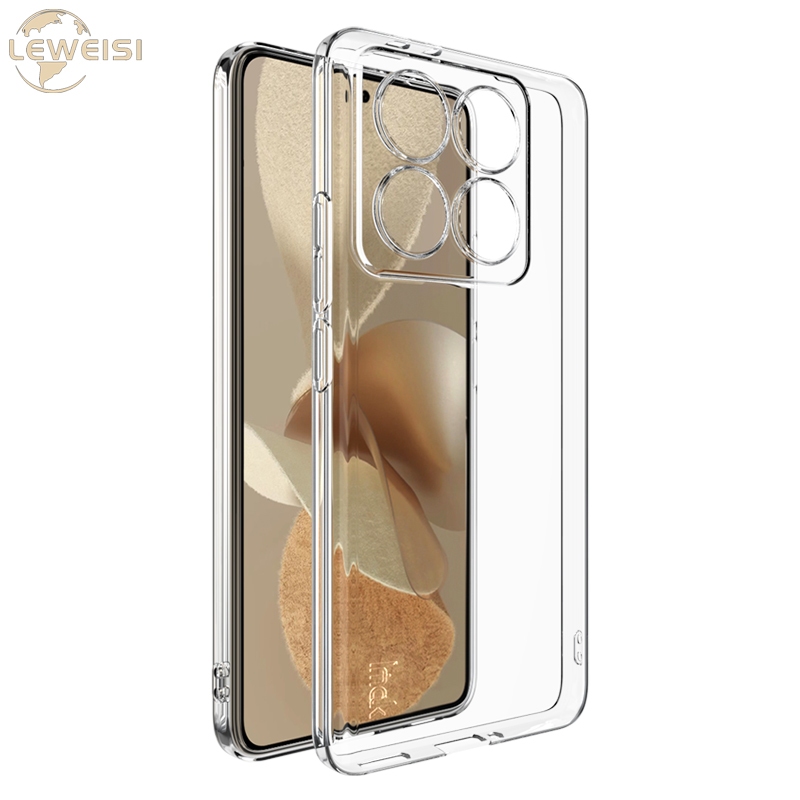 Ốp Lưng Mềm TPU IMAK Cho Xiaomi 14T 14T Pro 13T 13T Pro 14 Ultra 15 Pro 14 Pro 14 5G Ốp Điện Thoại Siêu Mỏng Trong Suốt Chống Rơi
