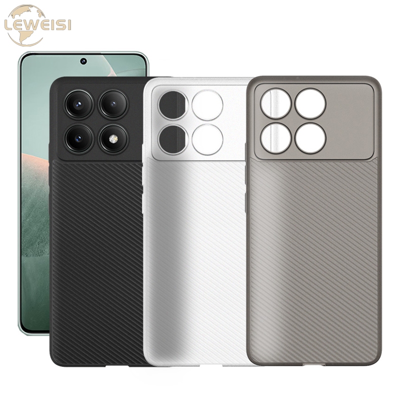 Imak Redmi K70E 5G / POCO X6 Pro 5G Chất liệu PP siêu mỏng Chất lượng Vỏ điện thoại trong suốt Chống vân tay