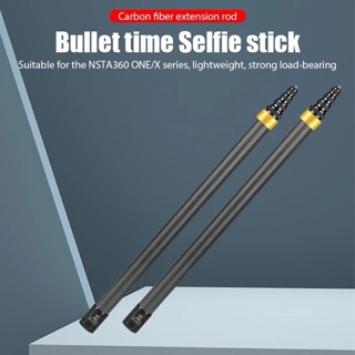  Sợi Carbon Vô Hình Mở Rộng Phiên Bản Selfie Stick Cho Insta360 X3 GO 3 Action 4 Phụ Kiện Cho GoPro 290CM Selfie Stick 