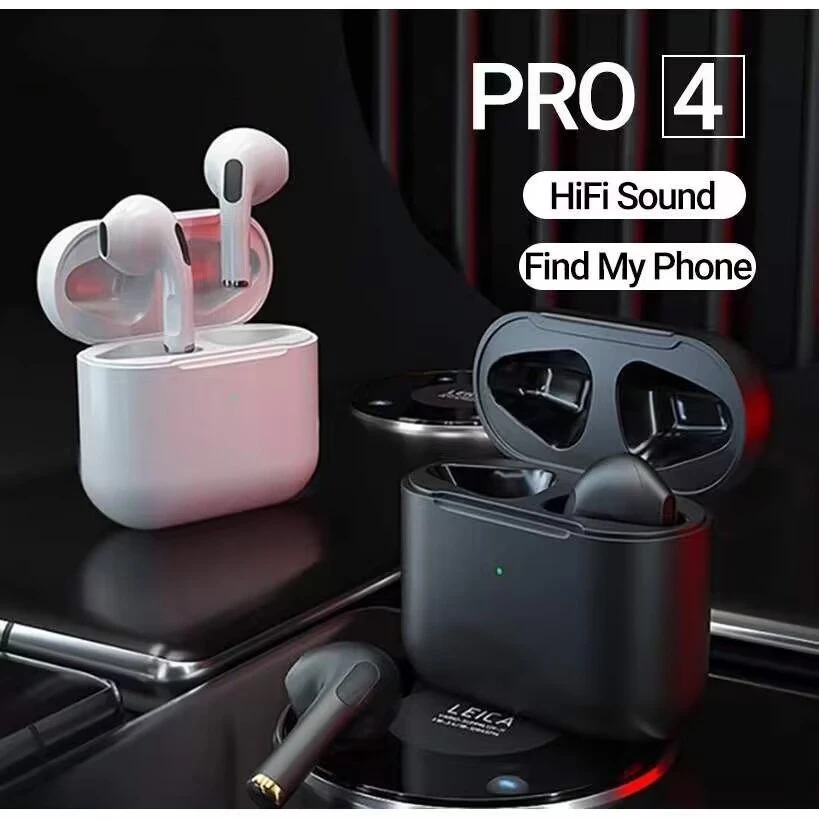 Tai nghe Bluetooth không dây Pro4TWS có tai nghe micrô tích hợp phù hợp cho mọi điện thoại thông minh | BigBuy360 - bigbuy360.vn