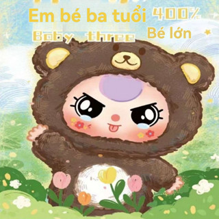 baby three 400 Chính Hãng Cho Bé Ba 3 Tuổi 400% Lớn Bé Series Hộp Bí Ẩn Hợp Thời Trang Chơi Búp Bê Quà Tặng Búp Bê