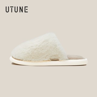  UTUNE Dép Cotton Thu Đông Dành Cho Nữ Sang Trọng Nhà Dép Trong Nhà Cho Cặp Đôi Giày Cotton Ấm Áp Chống Trơn Trượt 