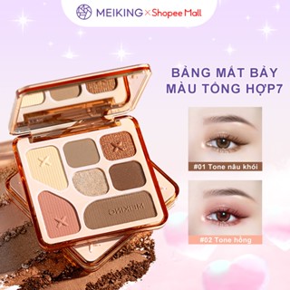  Bảng Phấn Mắt MEIKING 7 Ô Đa Năng 8.5g - Kết Cấu Mịn Dễ Sử Dụng Tiện Lợi 