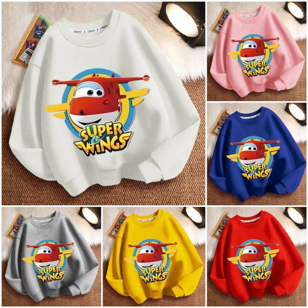 Áo nỉ Super Wings cho trẻ em