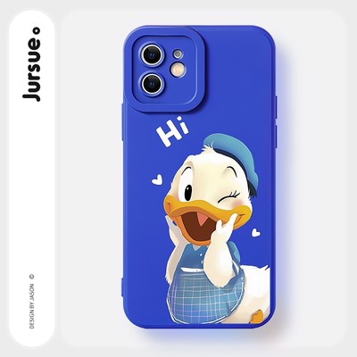 Ốp lưng JURSUE hoạt hình độc lạ hài hước cho iPhone 16 15 14 13 12 11 PRO MAX SE 2020 X XR XS ip 8 7 6 6S PLUS kute  H5163